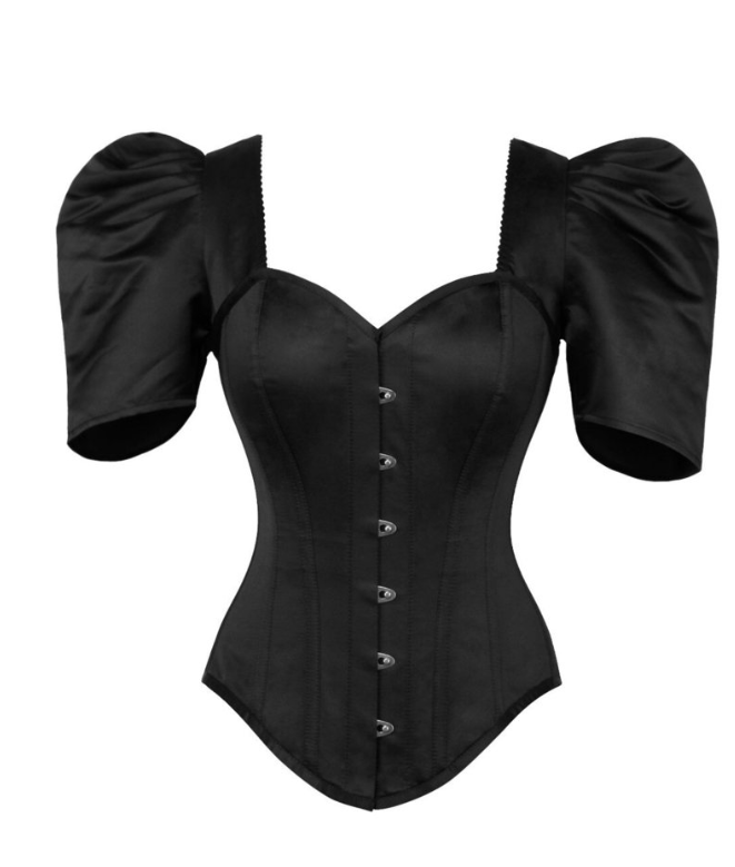 Black Corset Top | Black Satin Corset ...